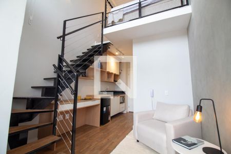 Sala de apartamento para alugar com 1 quarto, 29m² em Jardim das Acácias, São Paulo