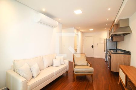 Sala de apartamento à venda com 2 quartos, 70m² em Vila Nova Conceição, São Paulo