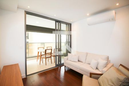 Sala de apartamento à venda com 2 quartos, 70m² em Vila Nova Conceição, São Paulo