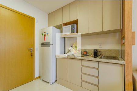 Cozinha de apartamento para alugar com 1 quarto, 22m² em Pituba, Salvador