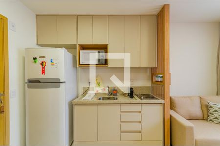 Cozinha de apartamento para alugar com 1 quarto, 22m² em Pituba, Salvador