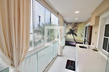 Varanda da Sala de apartamento à venda com 3 quartos, 116m² em Recreio dos Bandeirantes, Rio de Janeiro