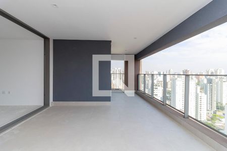 Sala - Varanda de apartamento à venda com 3 quartos, 125m² em Campo Belo, São Paulo