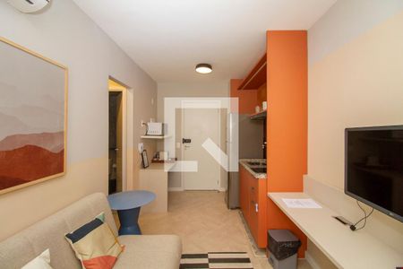 Sala de apartamento à venda com 1 quarto, 32m² em Pinheiros, São Paulo