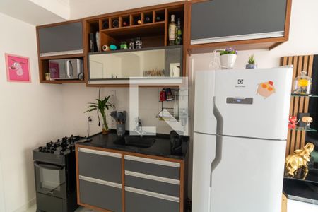 Cozinha de kitnet/studio à venda com 1 quarto, 24m² em Panamby, São Paulo