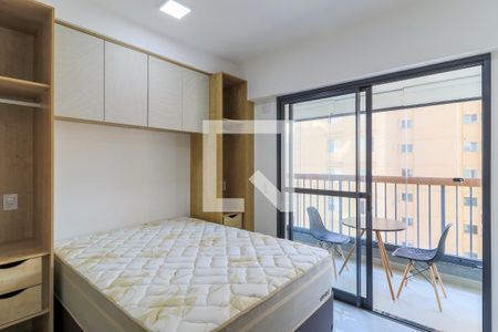 Sala/Quarto de kitnet/studio para alugar com 1 quarto, 24m² em Brooklin, São Paulo