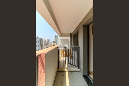 Varanda de apartamento para alugar com 1 quarto, 32m² em Consolação, São Paulo