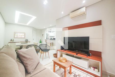 Sala de apartamento para alugar com 3 quartos, 86m² em Balneario Cidade Atlantica, Guarujá