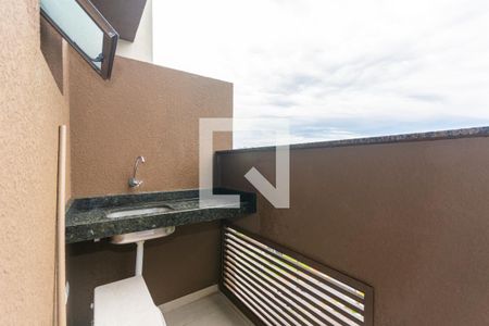 Sacada da Sala de apartamento para alugar com 1 quarto, 40m² em Mossunguê, Curitiba