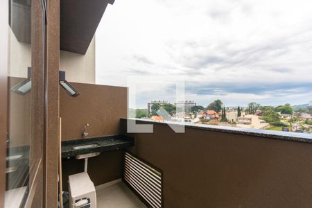 Sacada da Sala de apartamento para alugar com 1 quarto, 40m² em Mossunguê, Curitiba