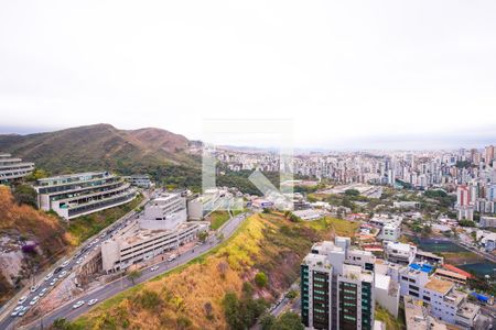 Vista cobertura de apartamento para alugar com 1 quarto, 45m² em Estoril, Belo Horizonte