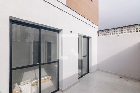 Terraço de casa de condomínio para alugar com 2 quartos, 110m² em Parque Industriario, Santo André