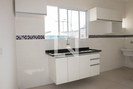 Sala e Cozinha de apartamento à venda com 1 quarto, 34m² em Vila Isolina Mazzei, São Paulo