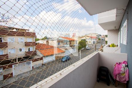 Varanda do quarto 1 de apartamento à venda com 2 quartos, 105m² em Vila Scarpelli, Santo André