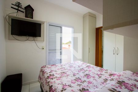 Quarto 1 - Suíte de apartamento à venda com 2 quartos, 105m² em Vila Scarpelli, Santo André