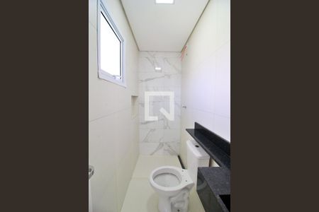 Banheiro da Suíte 1 de apartamento à venda com 3 quartos, 154m² em Vila Camilopolis, Santo André