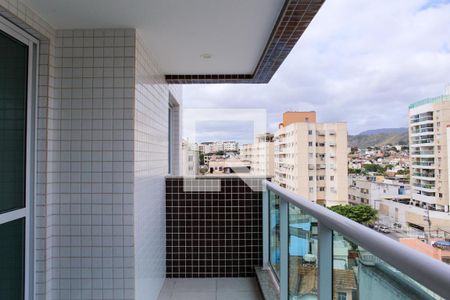 Varanda da Sala de apartamento para alugar com 3 quartos, 80m² em Cachambi, Rio de Janeiro