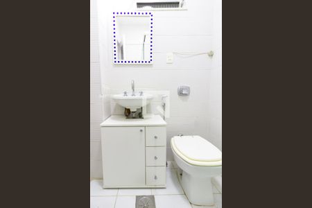 Detalhe do banheiro da suíte de apartamento à venda com 1 quarto, 40m² em Ipanema, Rio de Janeiro