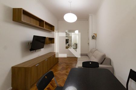 Sala de apartamento à venda com 1 quarto, 40m² em Ipanema, Rio de Janeiro