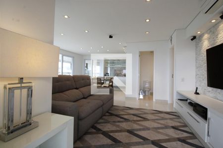 Sala de apartamento para alugar com 3 quartos, 170m² em Jardim Belmar, Guarujá