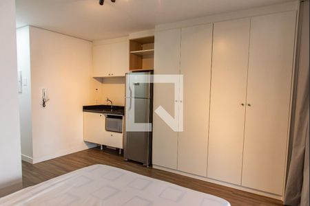 Sala/quarto de apartamento para alugar com 1 quarto, 36m² em Vila Dom Pedro I, São Paulo