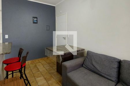 Sala de apartamento para alugar com 1 quarto, 37m² em Cidade Ocian, Praia Grande