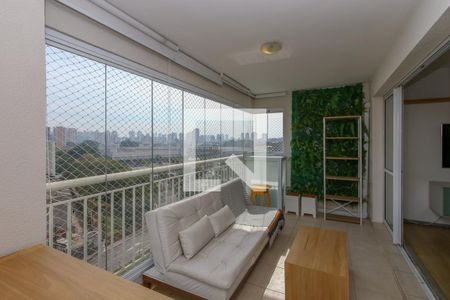 Varanda da Sala de apartamento para alugar com 2 quartos, 80m² em Jardim Dom Bosco, São Paulo