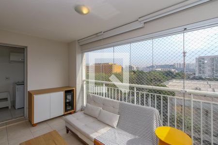 Varanda da Sala de apartamento para alugar com 2 quartos, 80m² em Jardim Dom Bosco, São Paulo