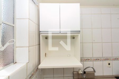 Cozinha de apartamento à venda com 1 quarto, 30m² em Vila Joao Pessoa, Porto Alegre