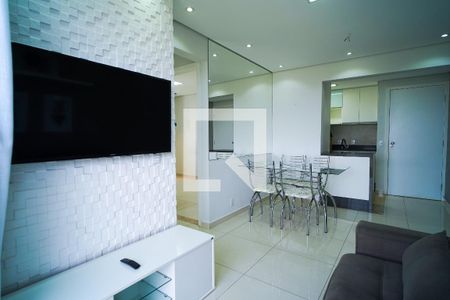 Sala de apartamento para alugar com 2 quartos, 48m² em Jardim Guarujá, Sorocaba