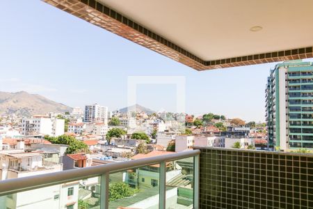 Varanda da Sala de apartamento para alugar com 3 quartos, 79m² em Méier, Rio de Janeiro