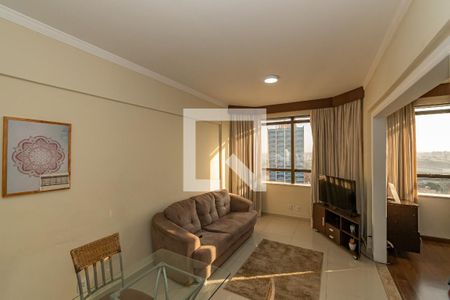 Sala de Estar/Jantar de apartamento à venda com 1 quarto, 52m² em Centro, Campinas