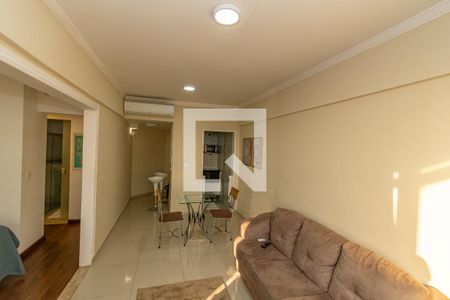 Sala de Estar/Jantar de apartamento à venda com 1 quarto, 52m² em Centro, Campinas