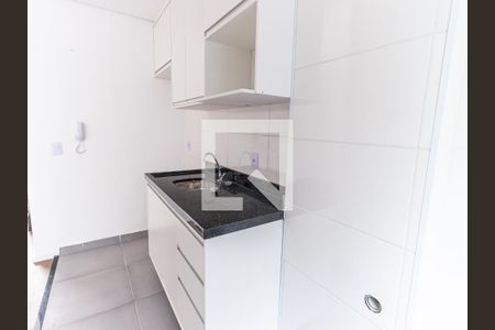 Cozinha de kitnet/studio à venda com 1 quarto, 26m² em Quarta Parada, São Paulo