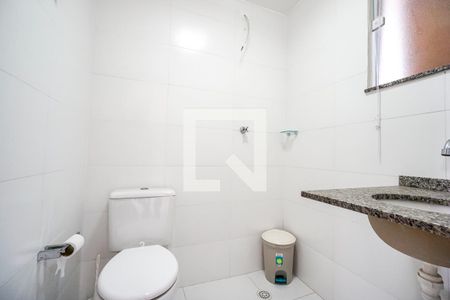 Banheiro social de apartamento à venda com 1 quarto, 40m² em Chácara Califórnia, São Paulo