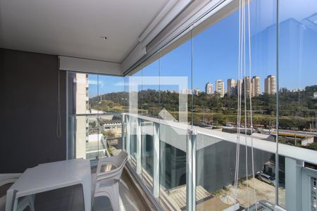 Sacada de apartamento para alugar com 2 quartos, 64m² em Jardim Caravelas, São Paulo