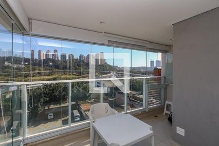 Sacada de apartamento para alugar com 2 quartos, 64m² em Jardim Caravelas, São Paulo