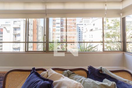 Varanda da Sala de apartamento à venda com 3 quartos, 180m² em Cerqueira César, São Paulo