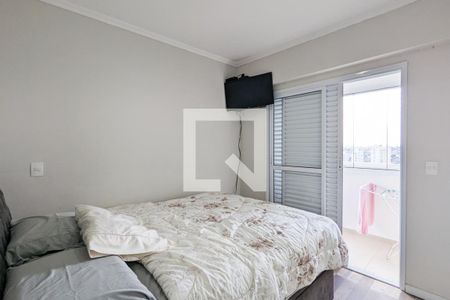 Quarto da suíte de apartamento à venda com 2 quartos, 65m² em Baeta Neves, São Bernardo do Campo