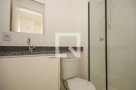 Banheiro de kitnet/studio à venda com 1 quarto, 20m² em Jardim das Vertentes, São Paulo