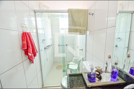 Banheiro suite de apartamento à venda com 3 quartos, 126m² em Ipiranga, Belo Horizonte