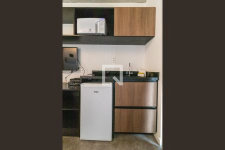 Cozinha de kitnet/studio para alugar com 1 quarto, 30m² em Bom Retiro, São Paulo