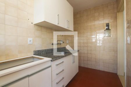 Cozinha de apartamento à venda com 1 quarto, 45m² em Petrópolis, Porto Alegre
