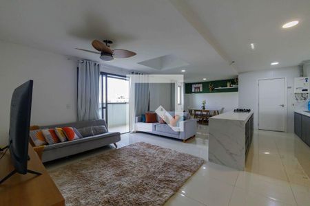 Sala de apartamento à venda com 3 quartos, 122m² em Recreio dos Bandeirantes, Rio de Janeiro