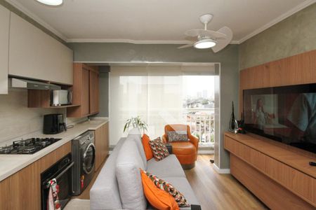 Sala/Cozinha de apartamento à venda com 1 quarto, 31m² em Parque da Vila Prudente, São Paulo