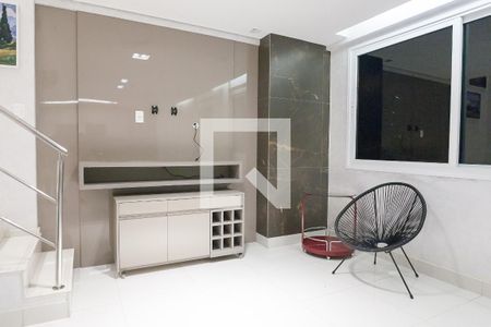 Sala de apartamento à venda com 2 quartos, 74m² em Vila da Serra, Belo Horizonte