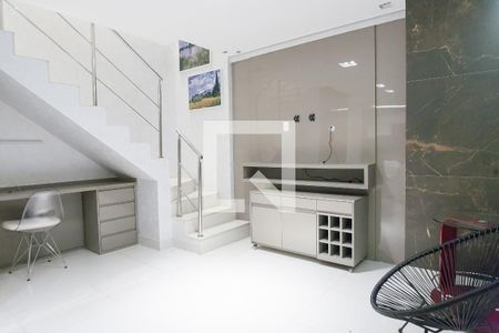 Sala de apartamento à venda com 2 quartos, 74m² em Vila da Serra, Belo Horizonte