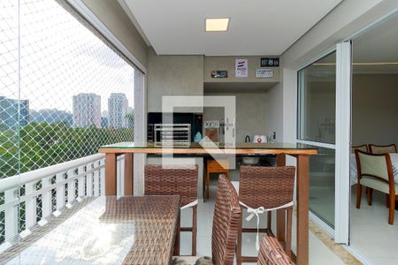 Sala - Varanda de apartamento à venda com 3 quartos, 154m² em Jardim Caravelas, São Paulo