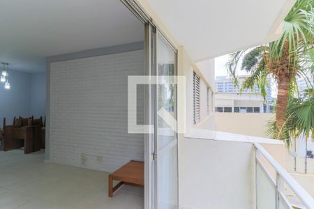 Varanda da Sala de apartamento para alugar com 3 quartos, 98m² em Campo Belo, São Paulo