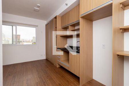 Cozinha de kitnet/studio para alugar com 1 quarto, 27m² em Belenzinho, São Paulo